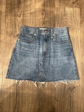 Madewell Denim Mini Skirt - Blue